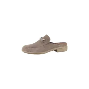Women's Halny Suede Mules In Almond Suede