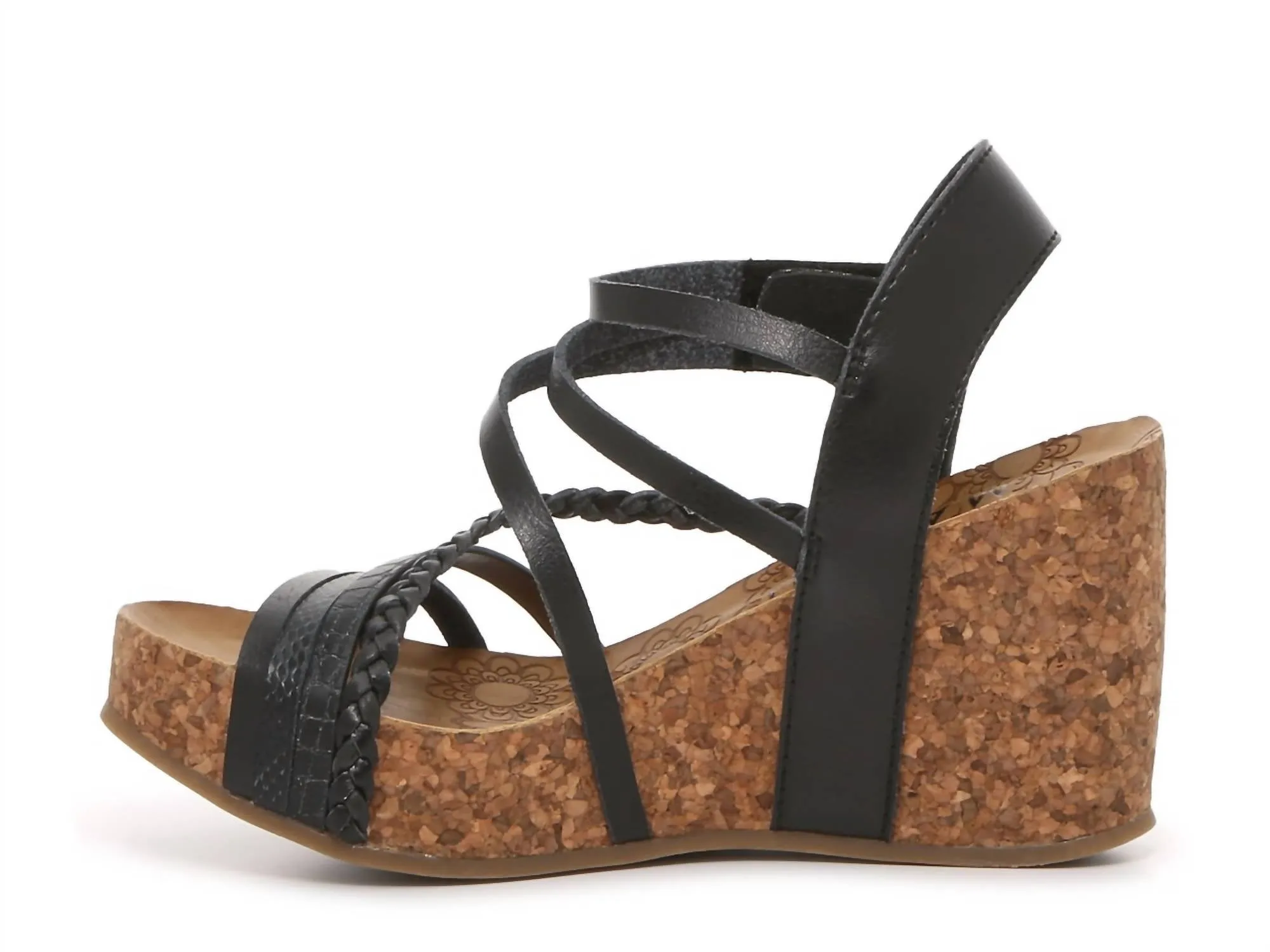 Women's Heidi Wedge Sandal In Black
