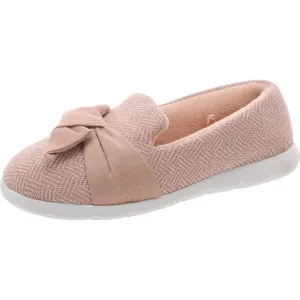 Womens Herringbone Terry Cloth Scuff Slippers