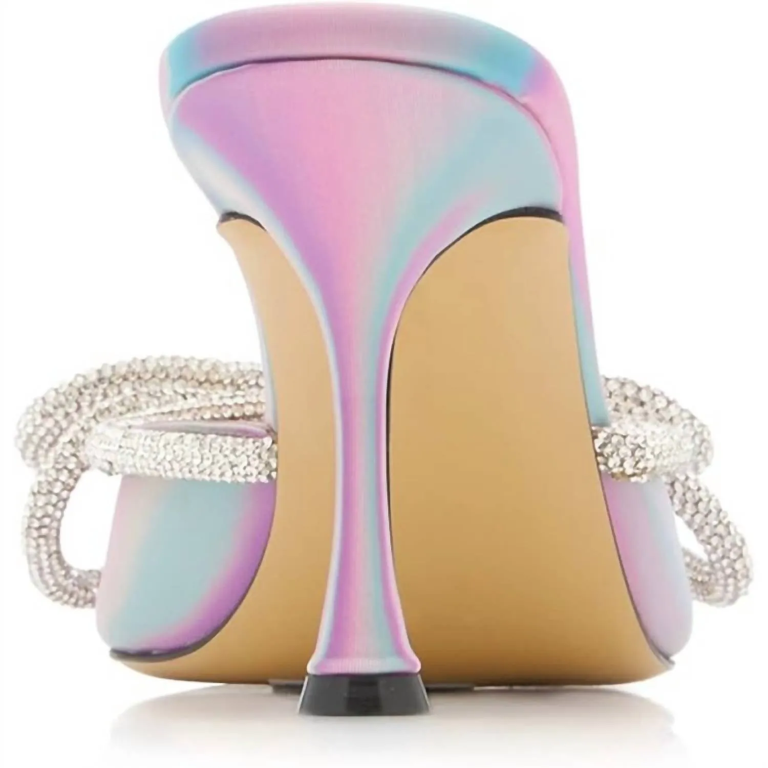 Women's High Heeled Mules In Light Purple