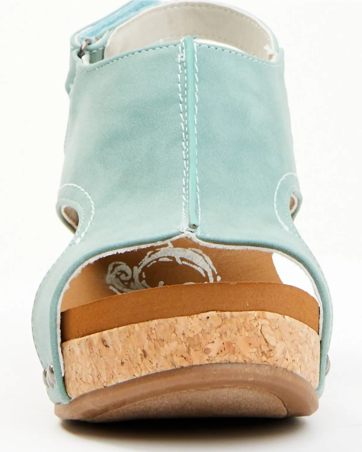 Women's Isabella Suede Sandals In Turquoise