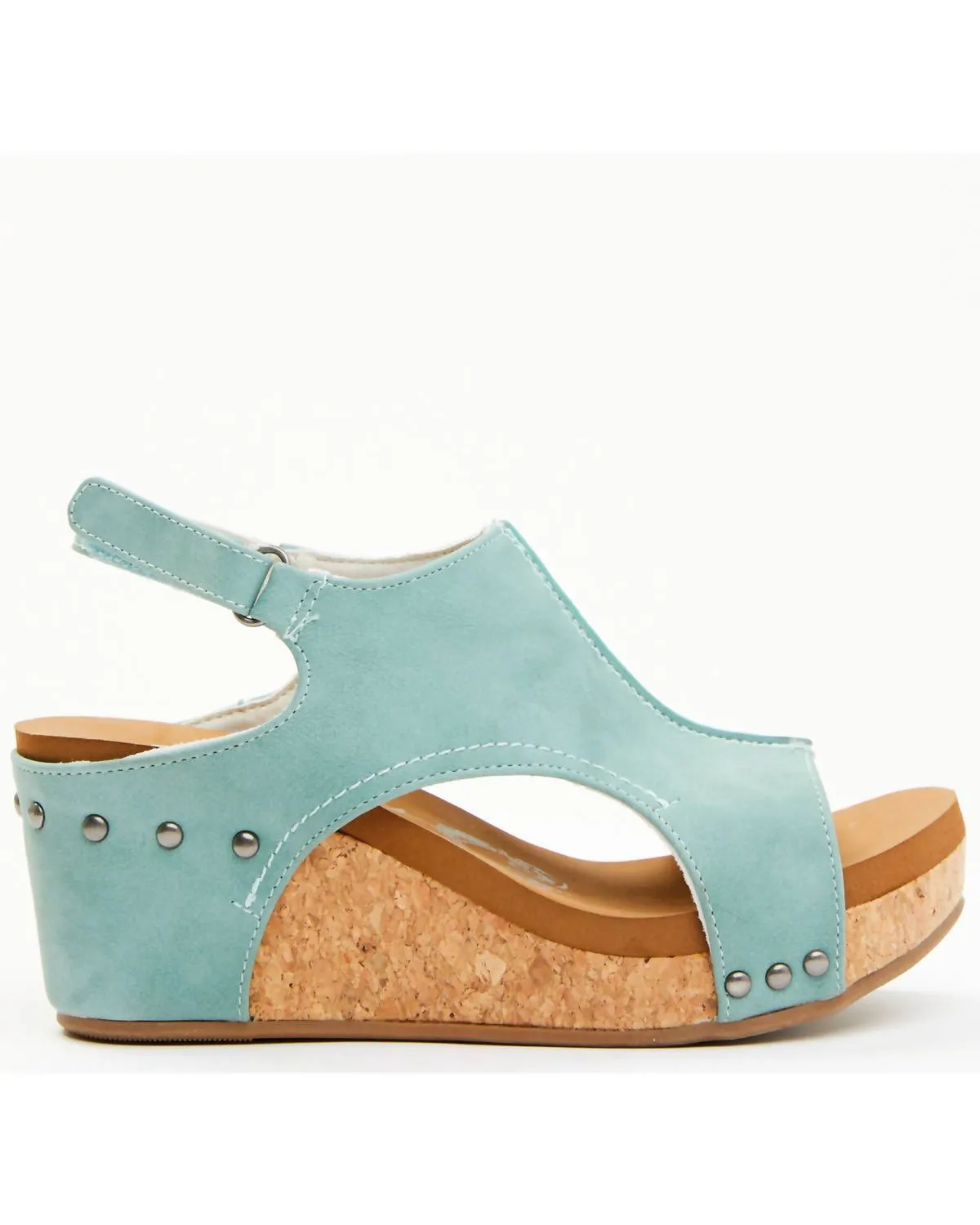 Women's Isabella Suede Sandals In Turquoise