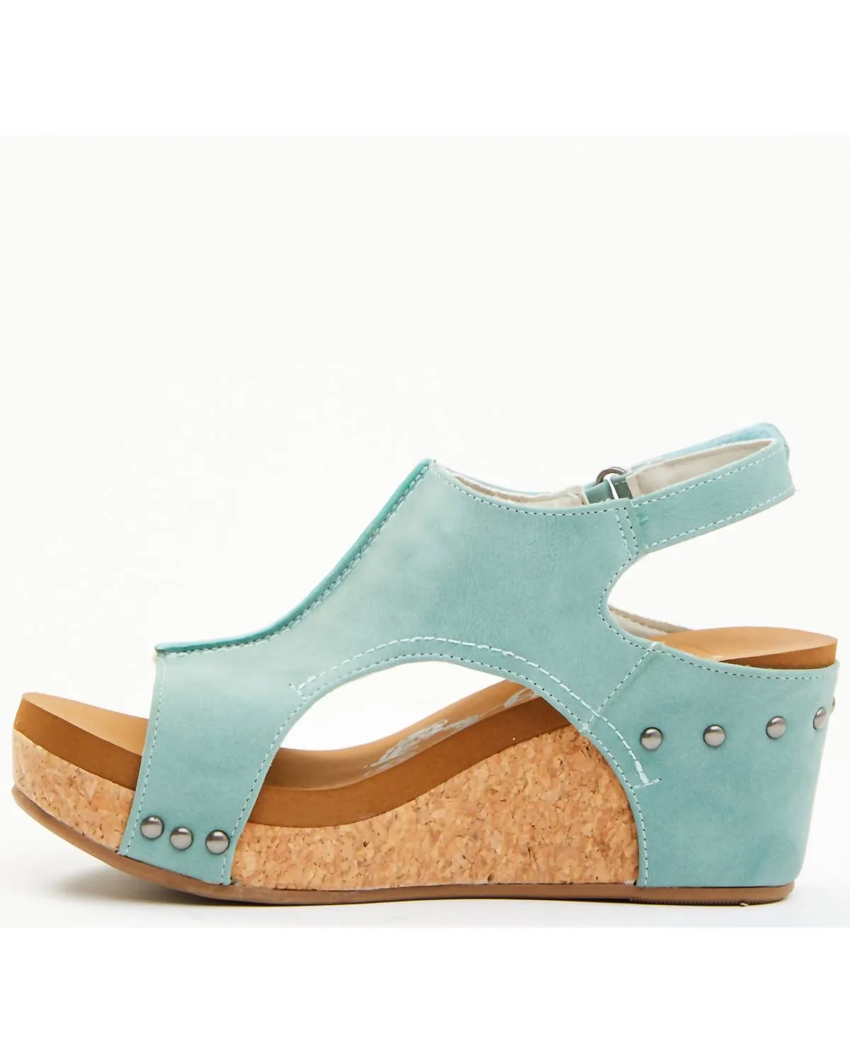 Women's Isabella Suede Sandals In Turquoise