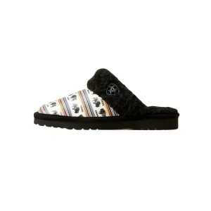 Women's Jackie Square Toe Exotic Print Buffalo Slipper In Multi