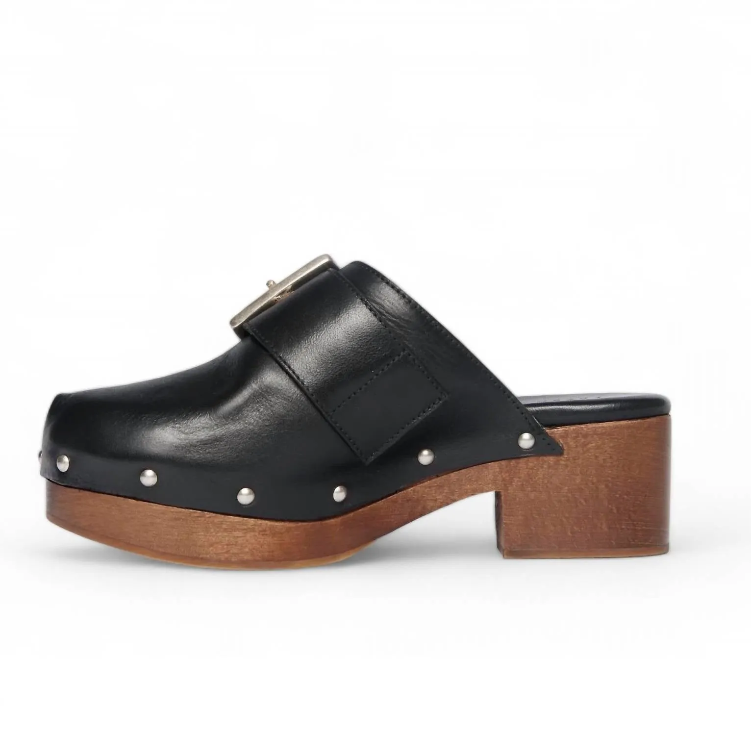 Women's Jazz Clog In Black Calf