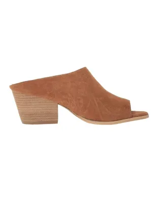 Women's Jerome Peep Toe Heeled Slide In Tan