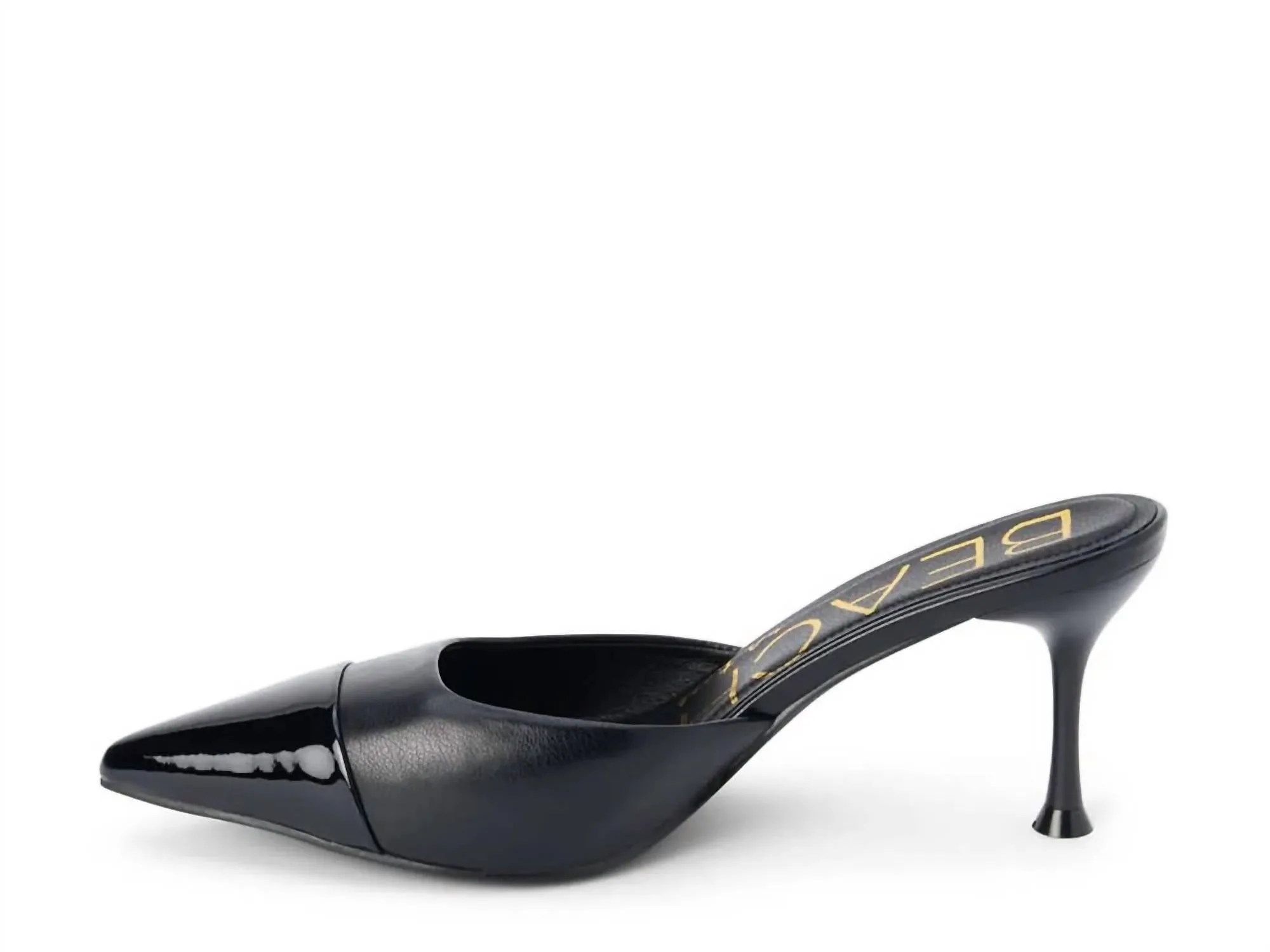 Women's Jo Heeled Mule In Black