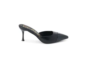 Women's Jo Heeled Mule In Black