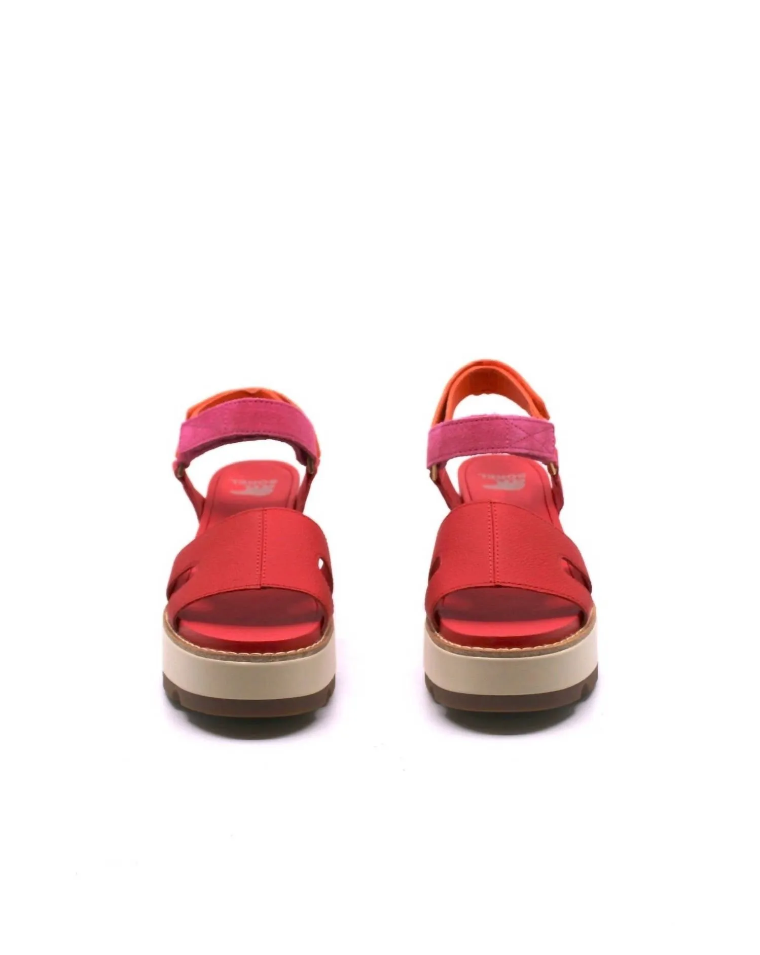 Women's Joanie Iv Wedge Sandals In Red Glo/honey White