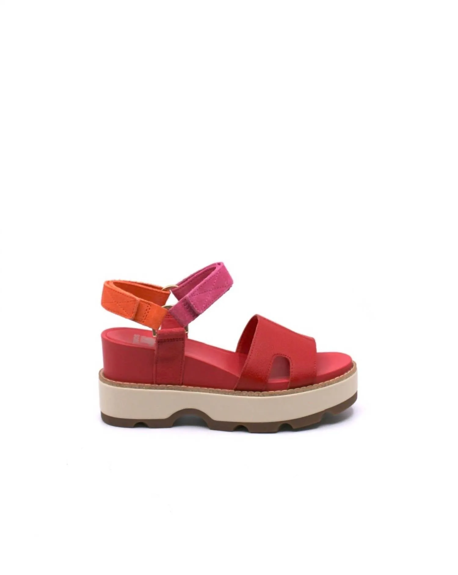 Women's Joanie Iv Wedge Sandals In Red Glo/honey White