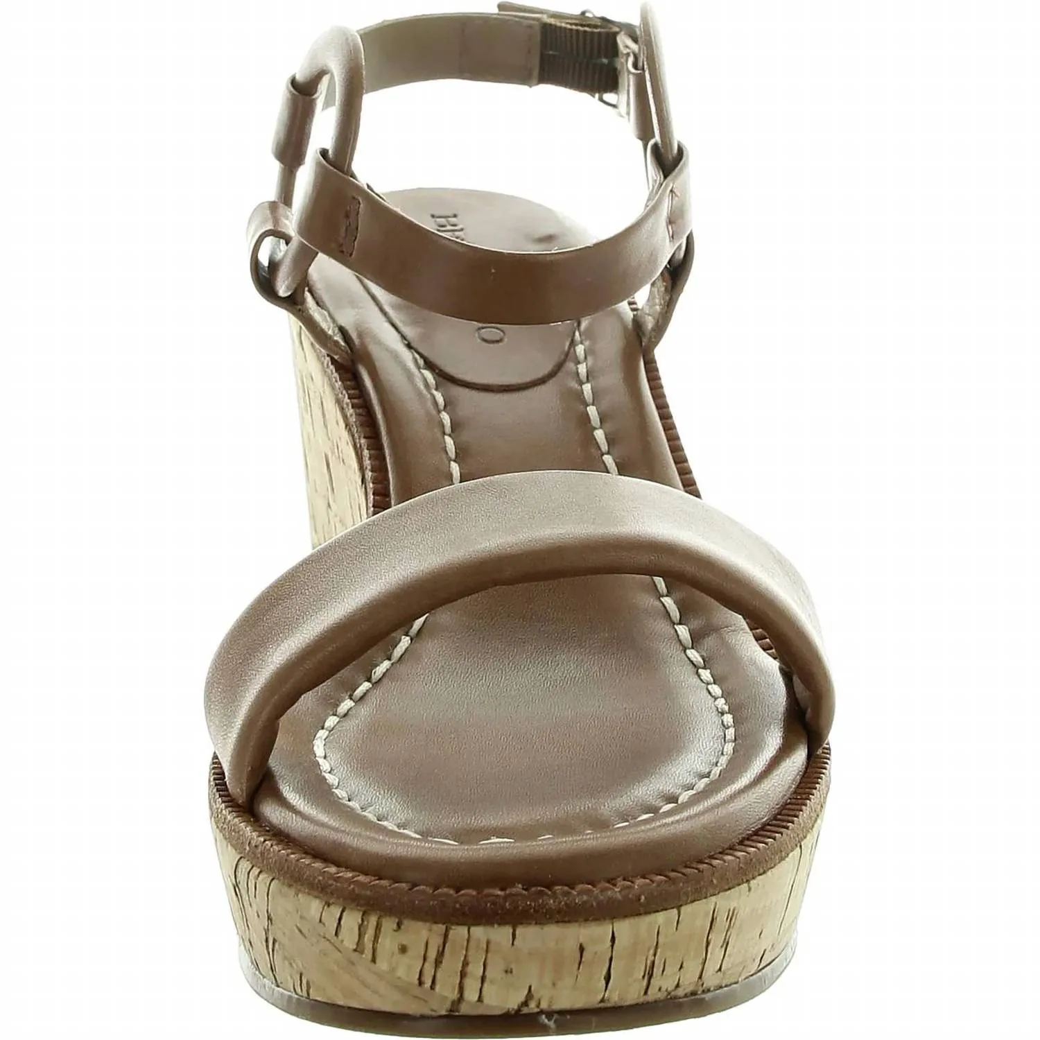 Women's Kennedy Wedge Sandals - Medium In Luggage Glove Leather