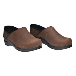 Women's Kimmie Open Pull Up Clogs In 78 Antique Brown