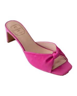 Women's Knot Mule In Fandango Pink