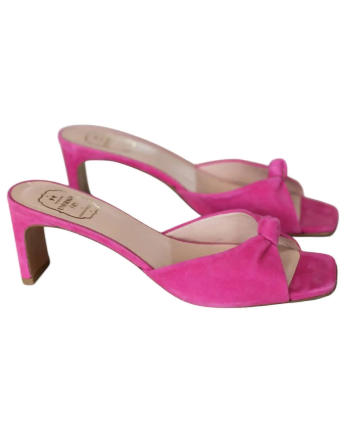 Women's Knot Mule In Fandango Pink