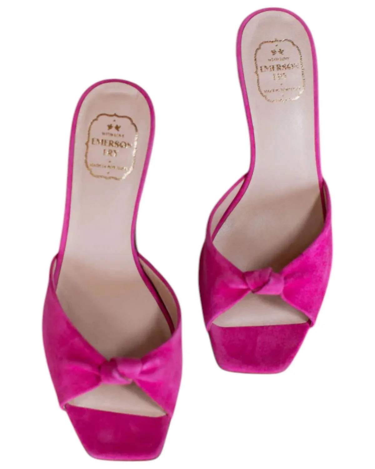 Women's Knot Mule In Fandango Pink