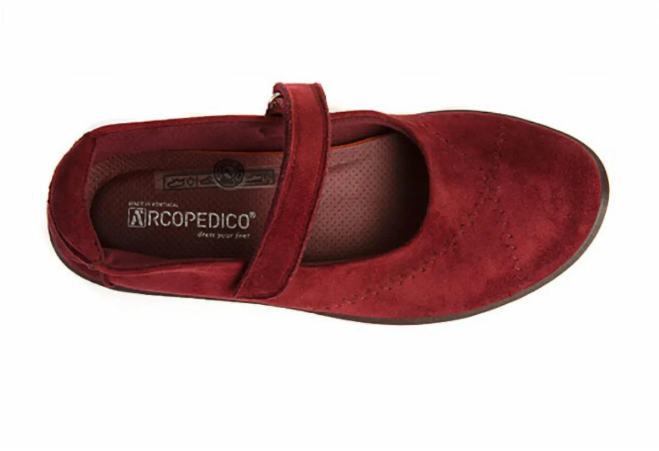 Women's L18 Suede Mary Jane Clogs In Burgundy Sd