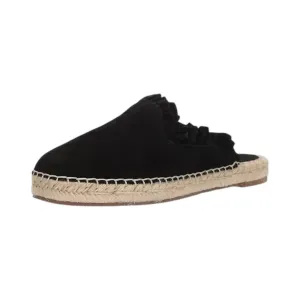 Women's Laila Suede Mule In Black Kid Suede