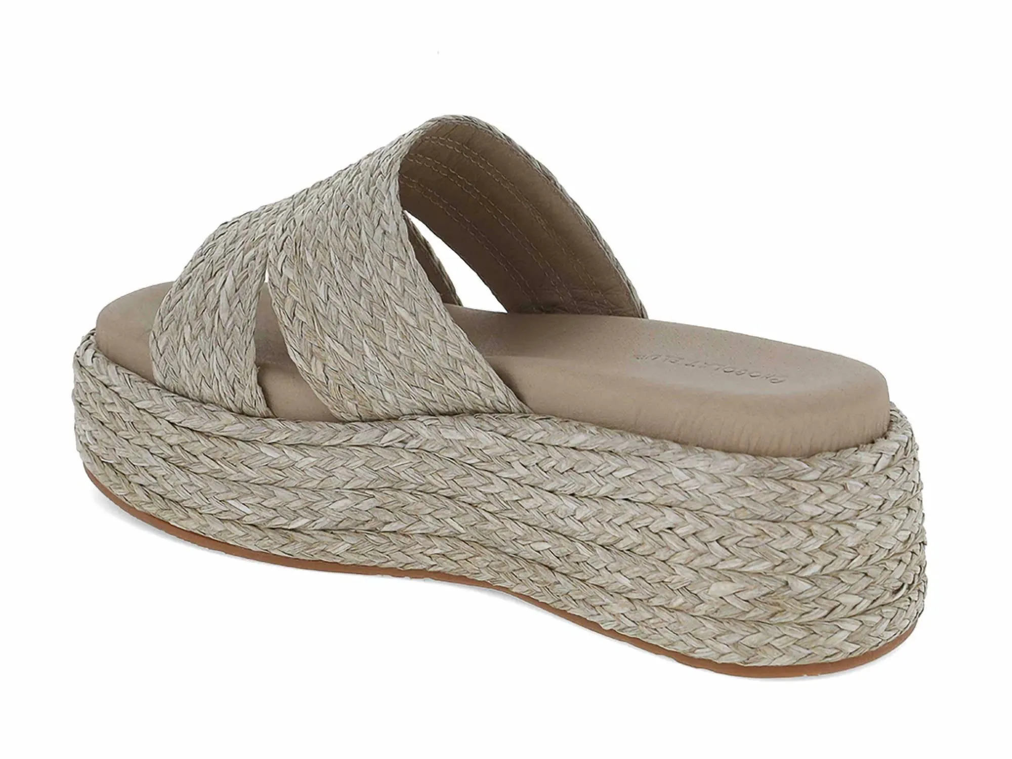 Women's Lara Raffia Sandals In Smoke
