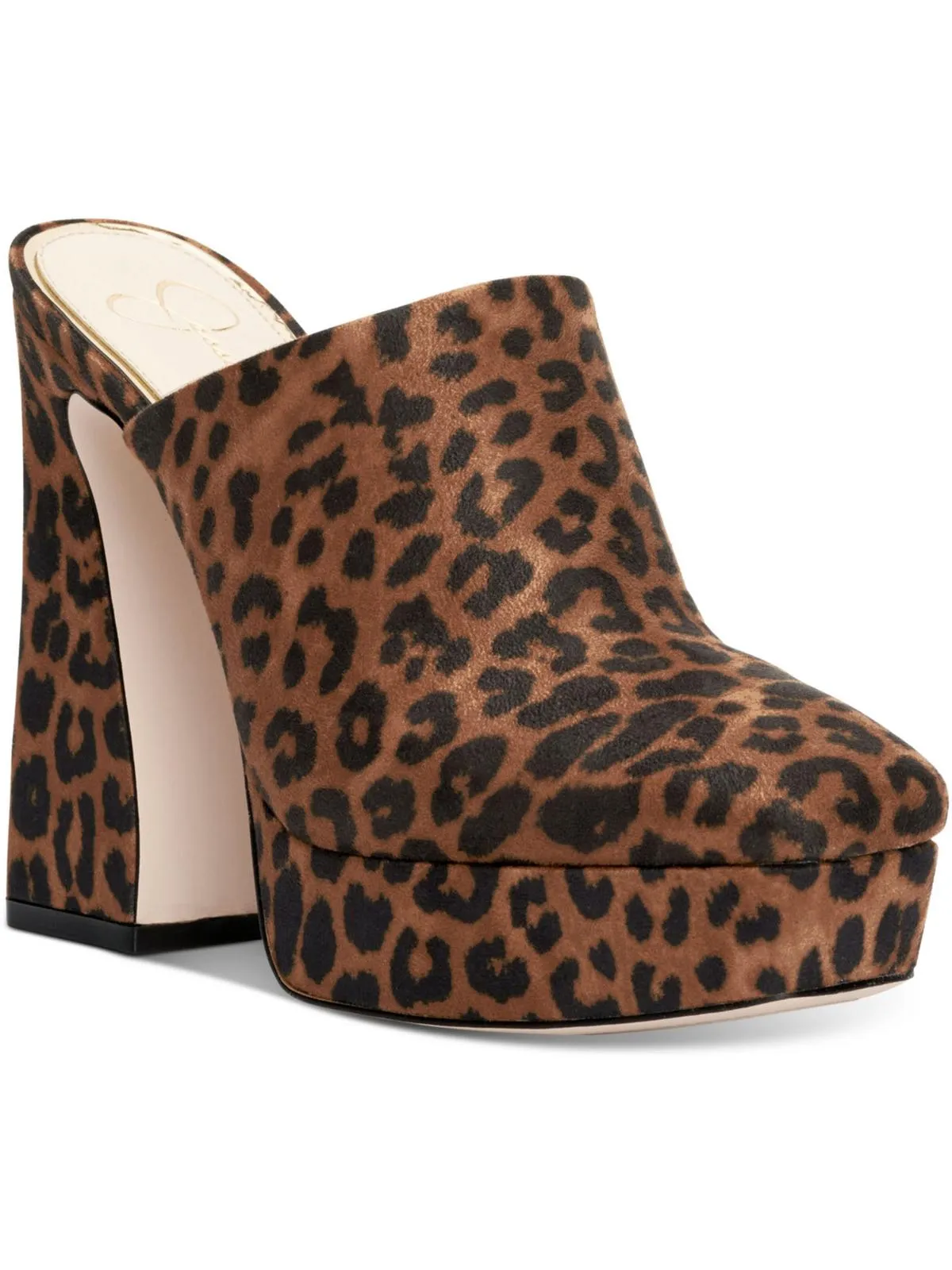 Womens Leather Slip On Mules