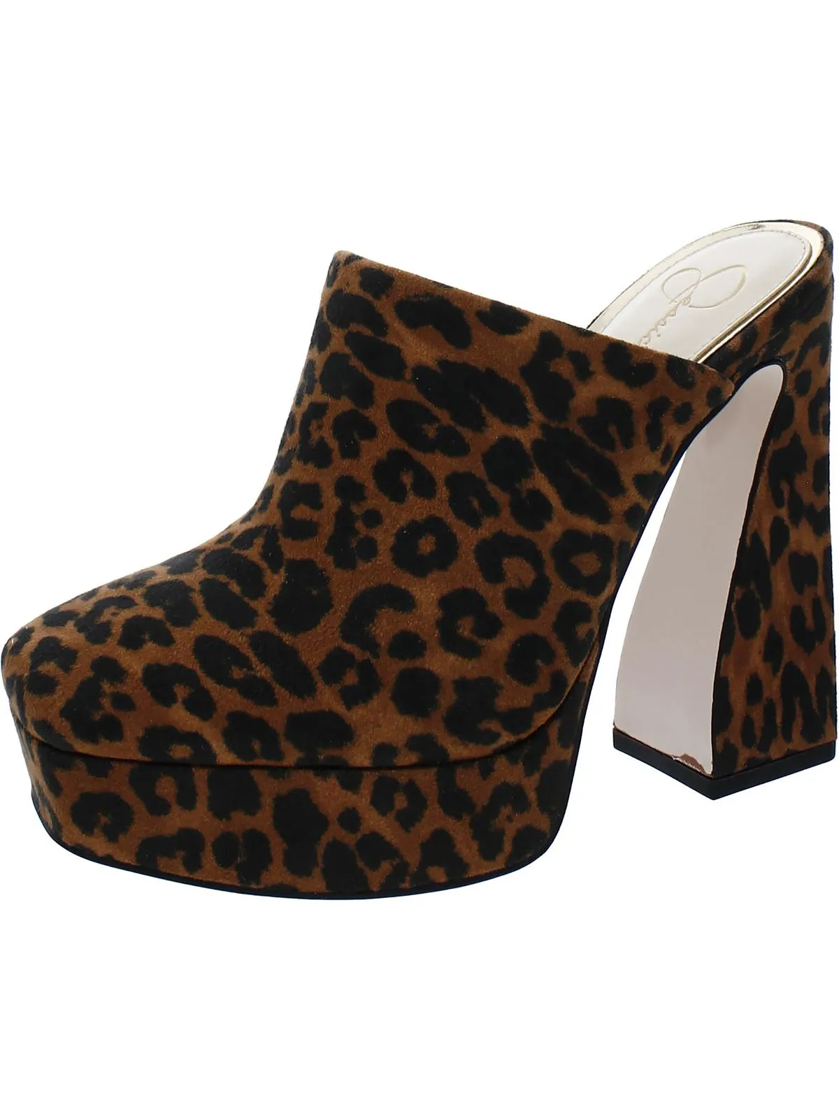 Womens Leather Slip On Mules