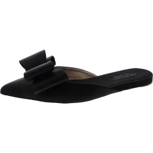Womens Leather Slip On Mules