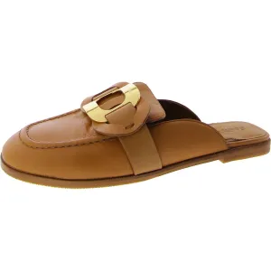 Womens Leather Slip On Mules