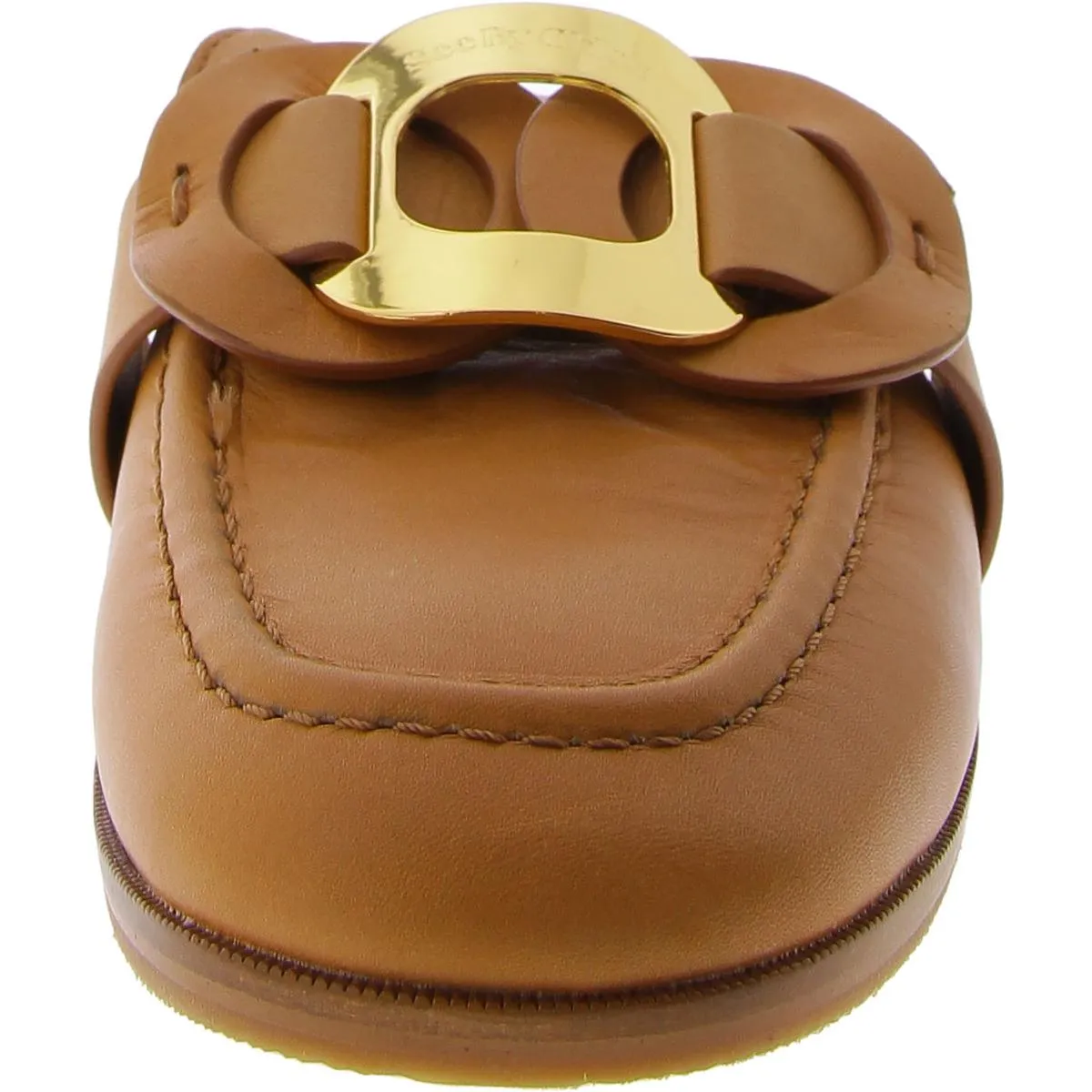 Womens Leather Slip On Mules