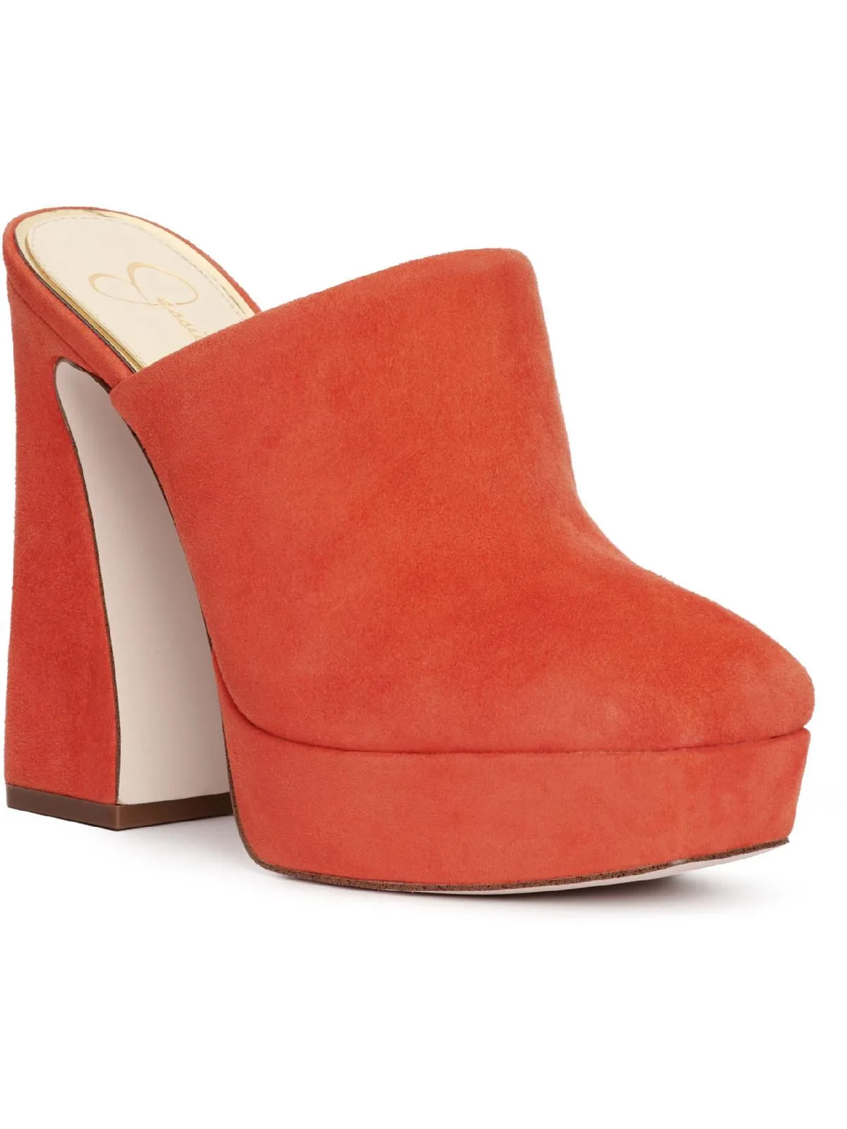 Womens Leather Slip On Mules