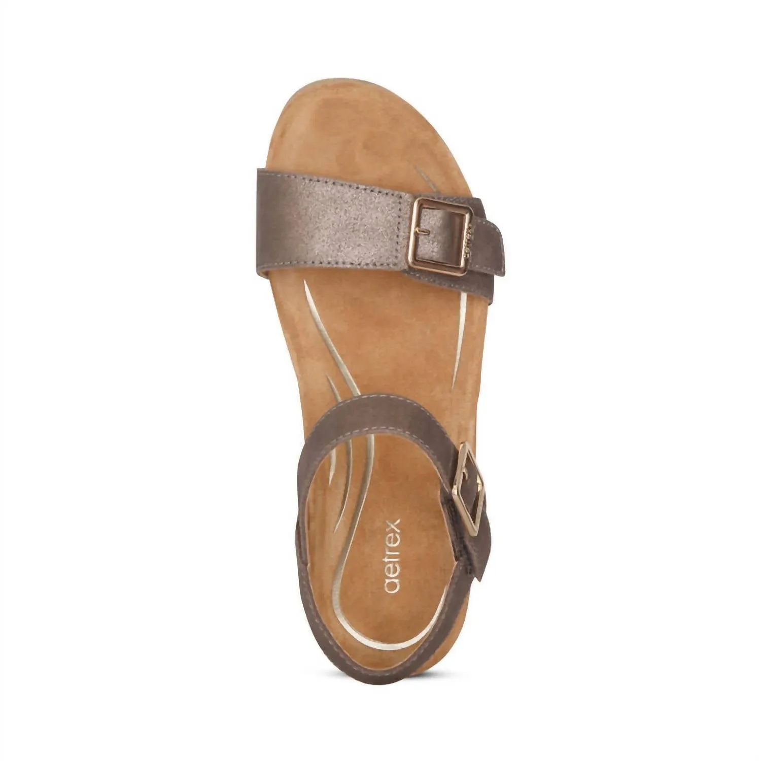 Women's Lexa Wedge Sandals In Bronze