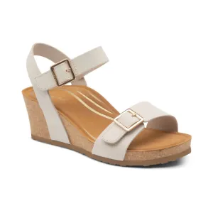 Women's Lexa Wedge Sandals In Ivory