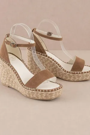 Women's Madrid Wedge In Brown