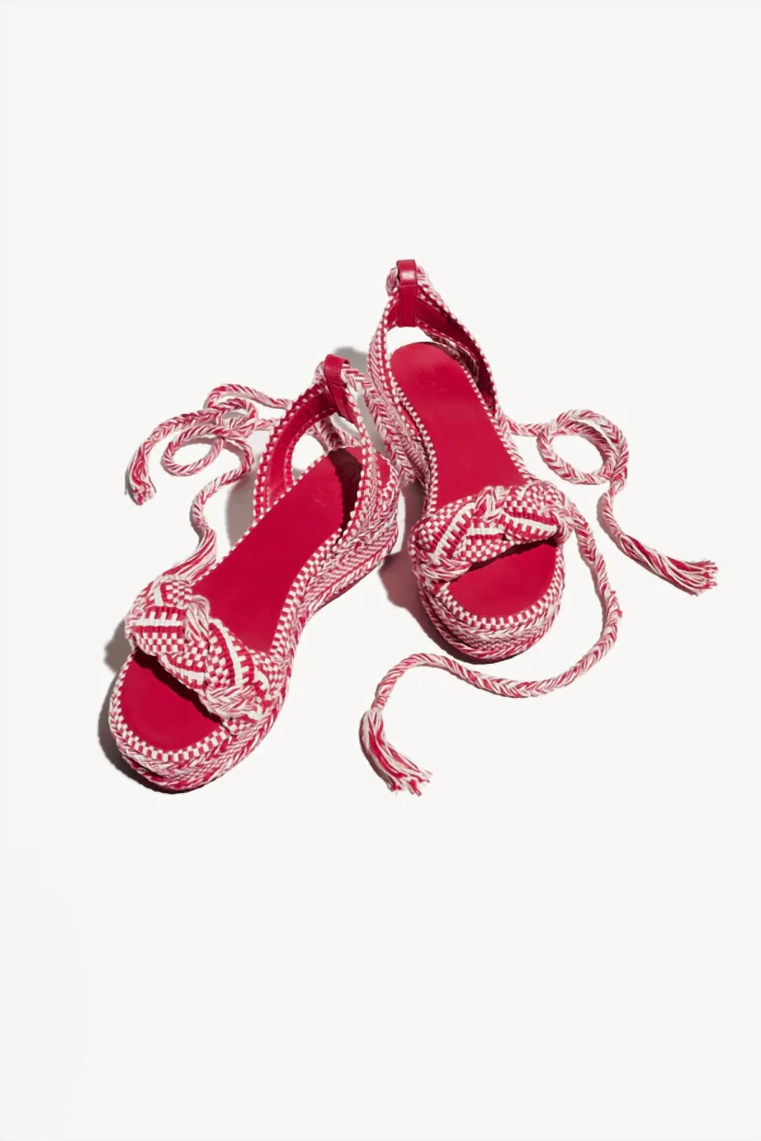 Women's Manuela Wedge Sandals In Ivory-Red