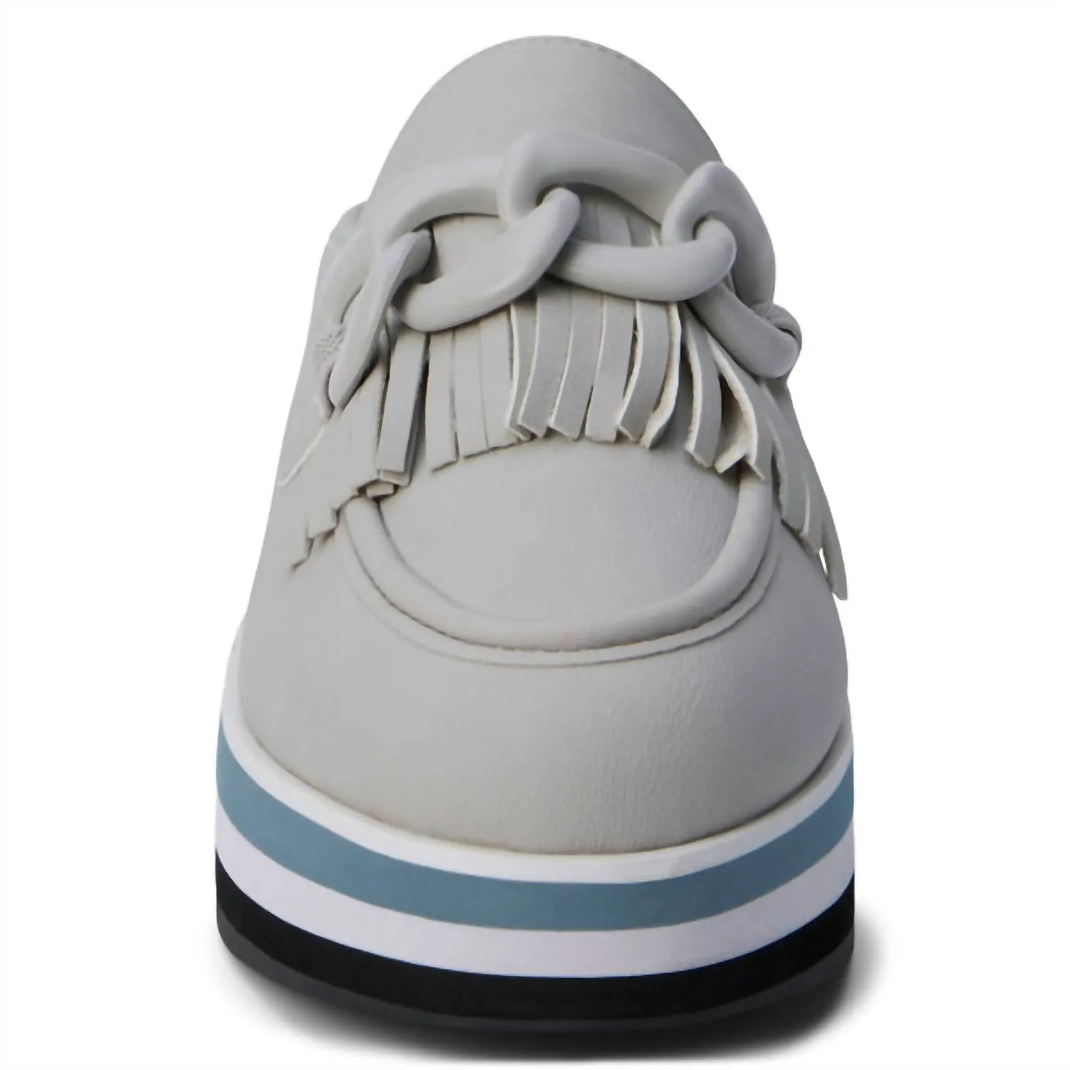 Women's Maren Platform Mule In Light Grey