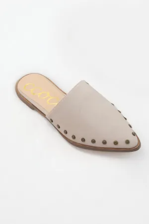 Women's Marion Flat Mule In Stone