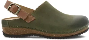 Women's Merrin Clogs In Olive Burnished