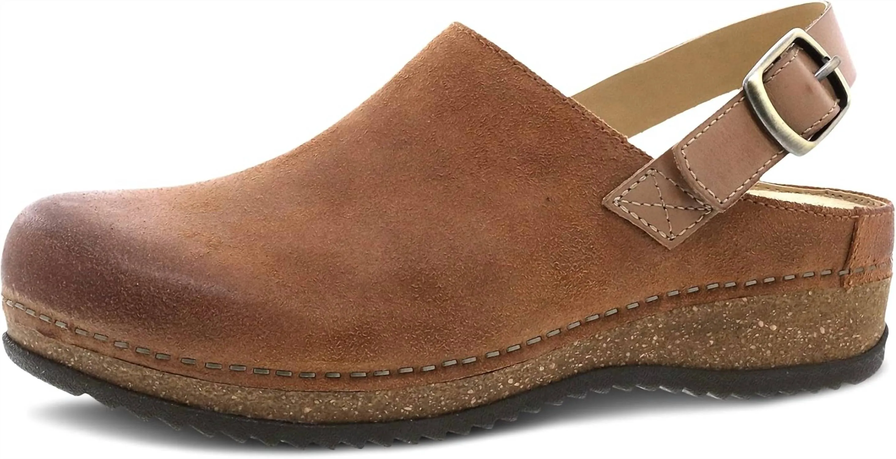 Women's Merrin Clogs In Tan Burnished