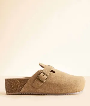Women's Mia Qwest Platform Clogs In Taupe
