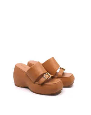 Women's Mila Wedge Sandal In Vachetta