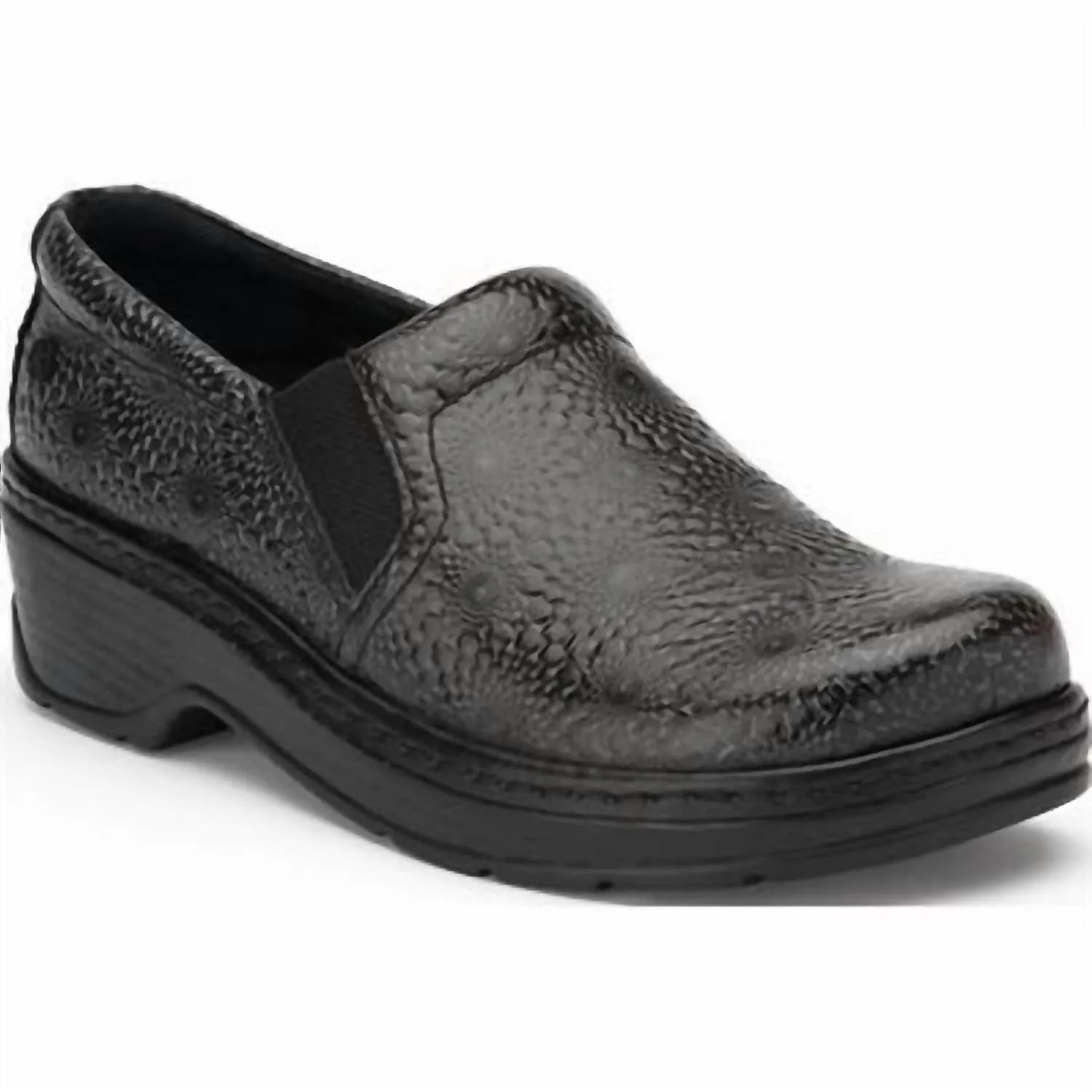 Women's Naples Slip Resistant Work Clogs In Black Torcello