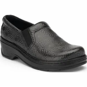 Women's Naples Slip Resistant Work Clogs In Black Torcello