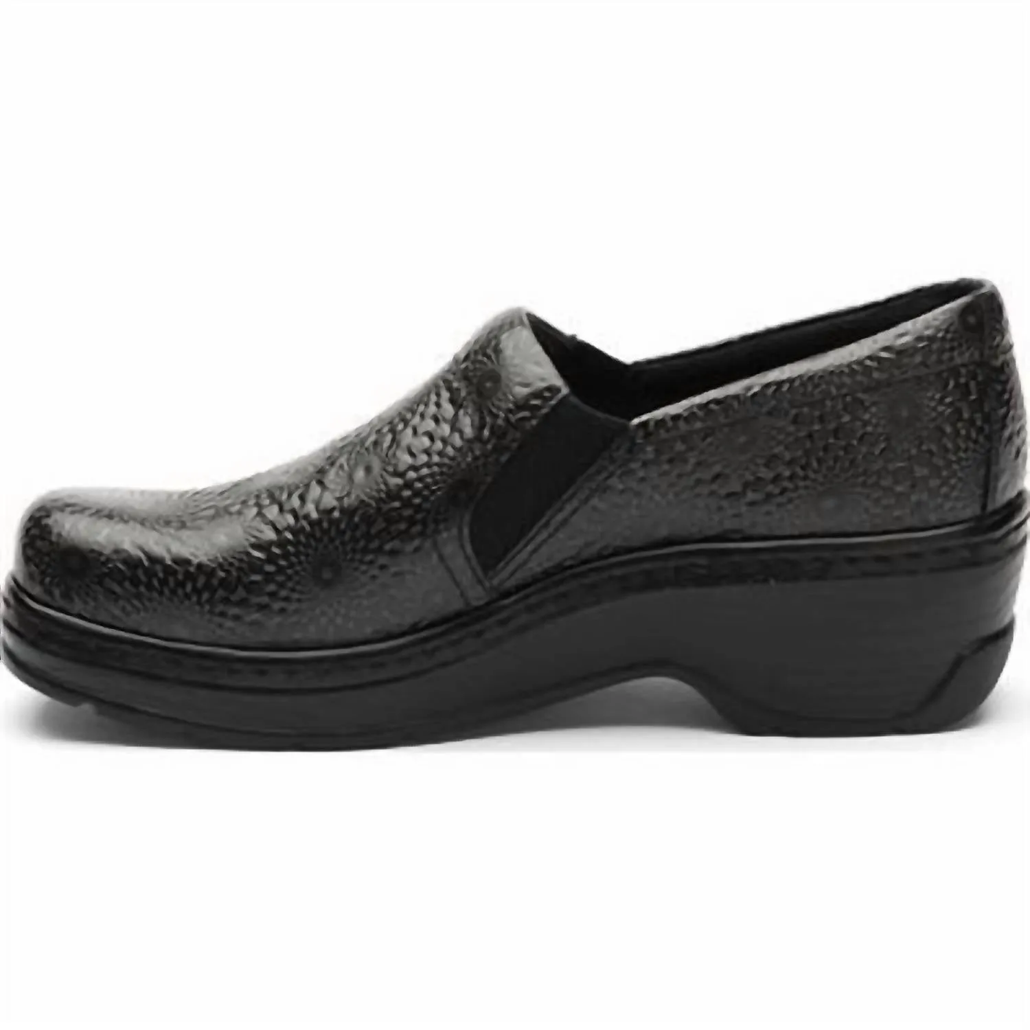 Women's Naples Slip Resistant Work Clogs In Black Torcello