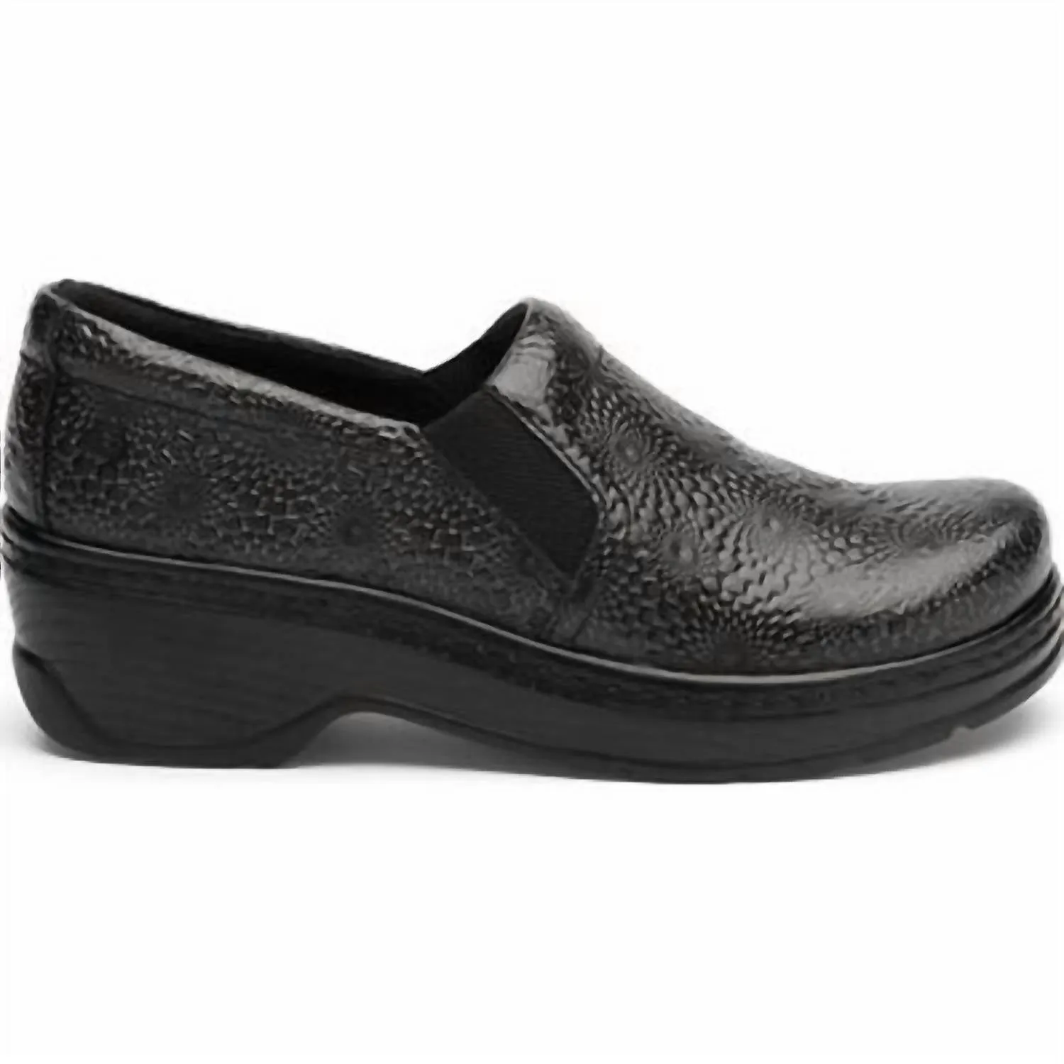 Women's Naples Slip Resistant Work Clogs In Black Torcello