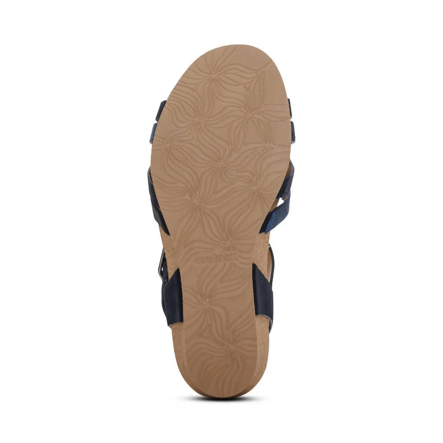Women's Noelle Arch Support Wedge In Navy
