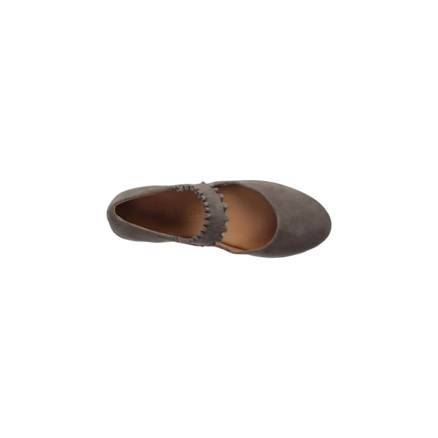 Women's Nyssa Ruffle Strap Wedge 2 In Cement