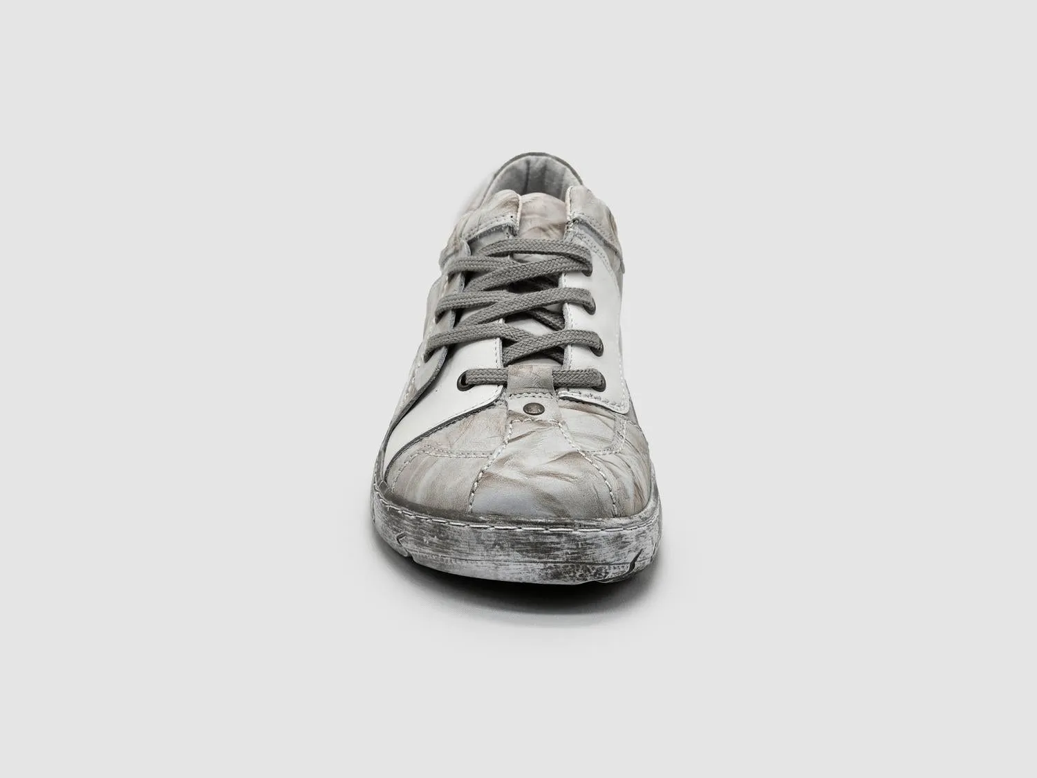 Women's Original Leather Shoes In Grey/white