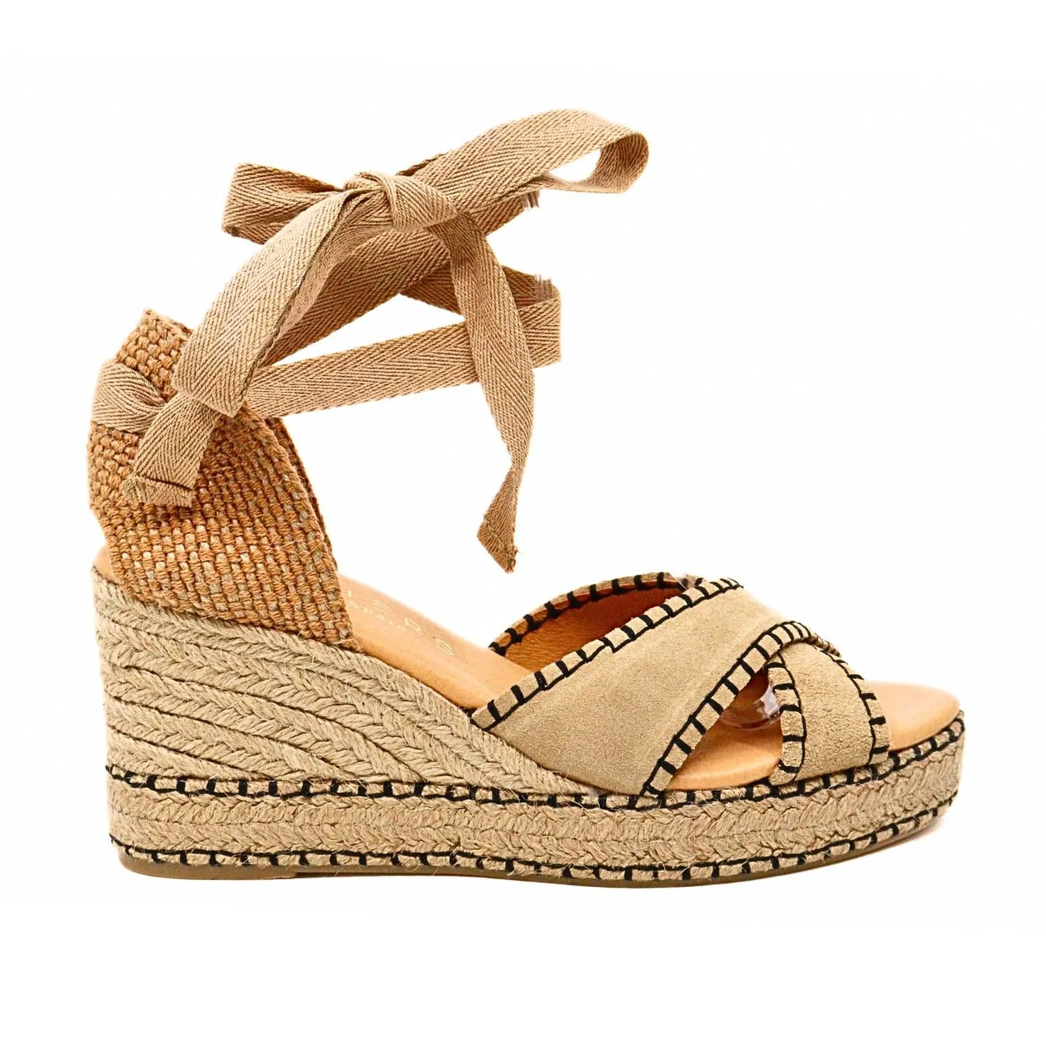 Women's Palma Wedge Sandals In Camel
