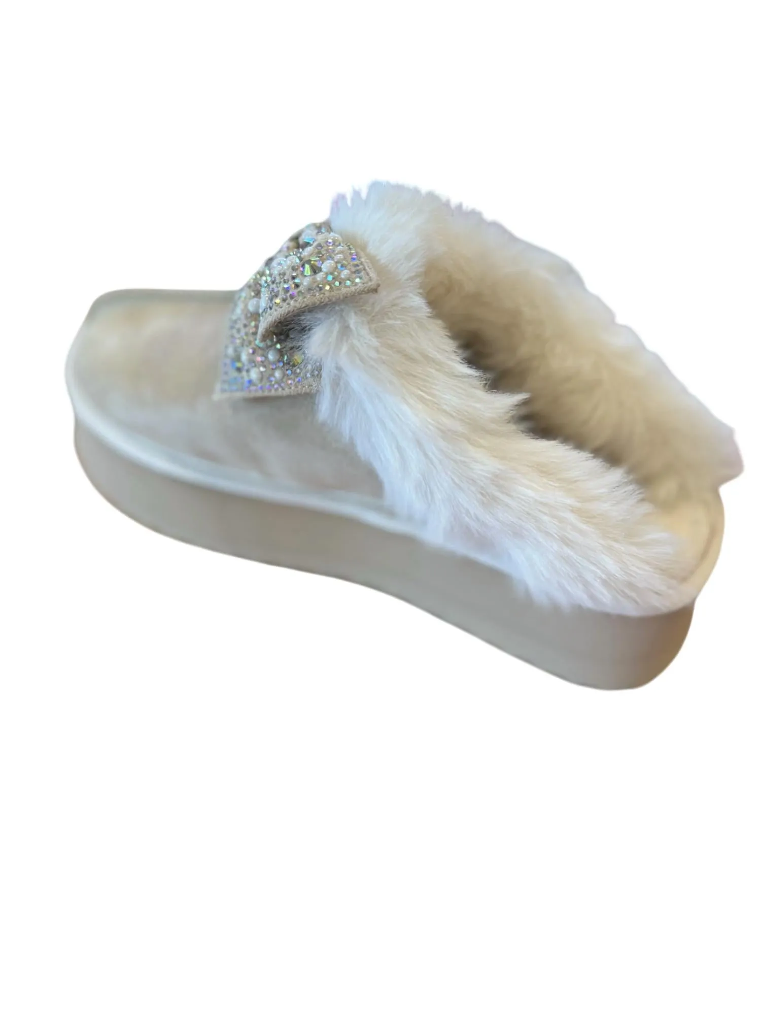 Women's Paris Slipper In Cream/taupe