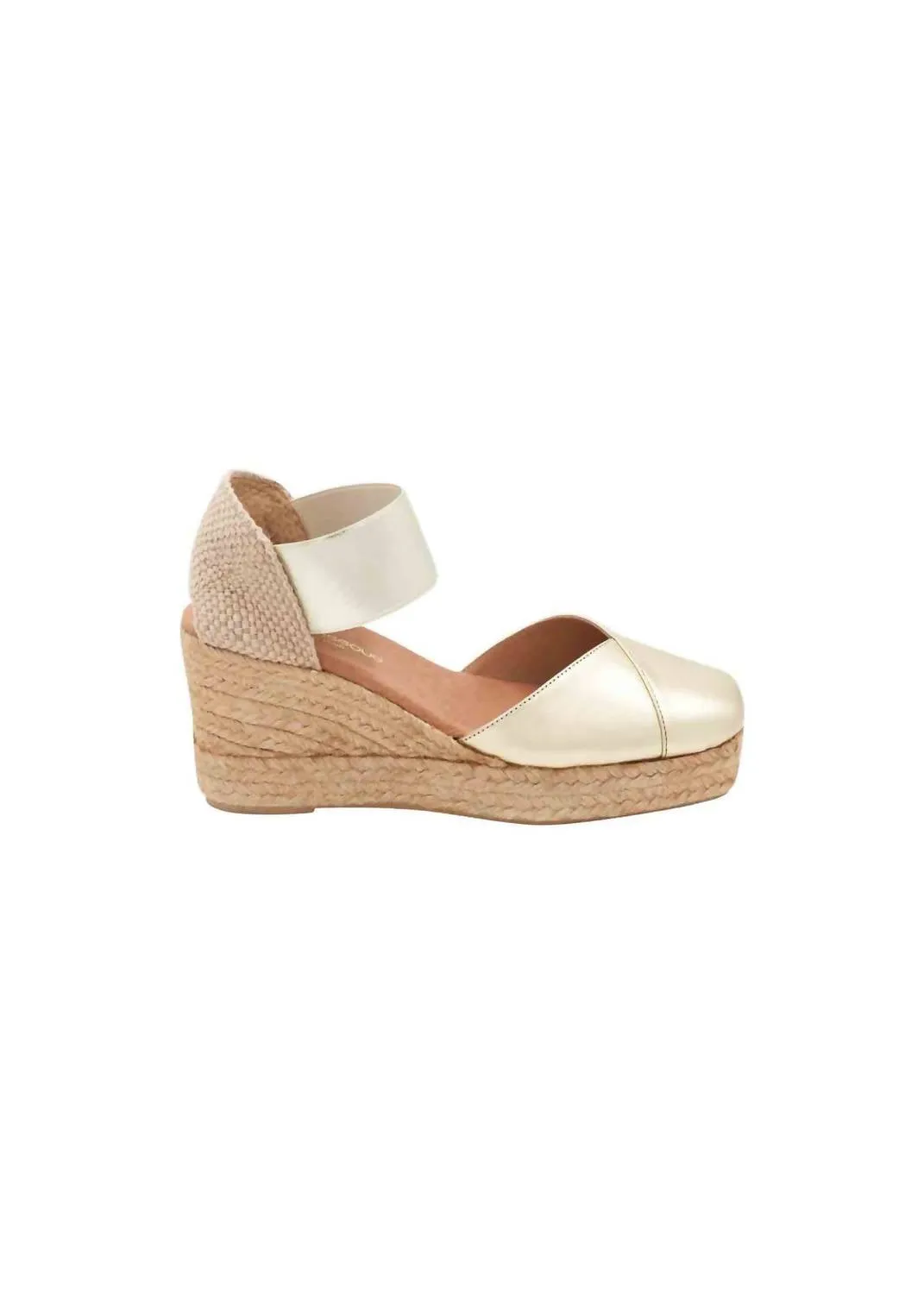 Women's Pedra Espadrille Wedge In Gold