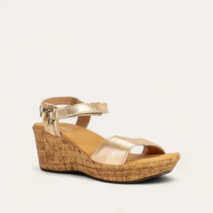 Women's Pier Wedge Sandals In Soft Rose Gold