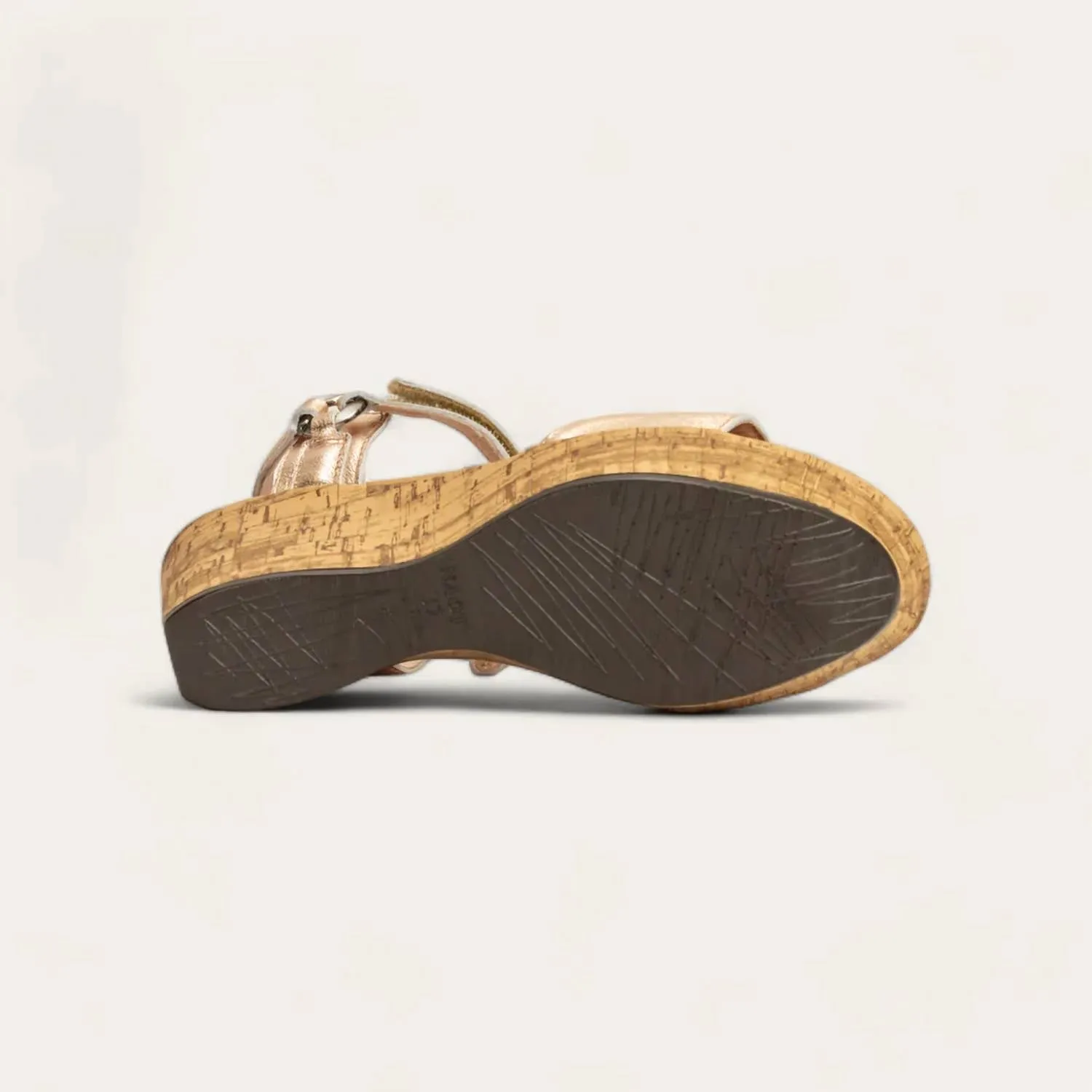 Women's Pier Wedge Sandals In Soft Rose Gold